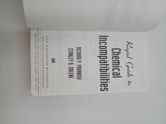 Rapid Guide to Chemical Incompatibilities by Pohanish & Greene 1997 Paperback