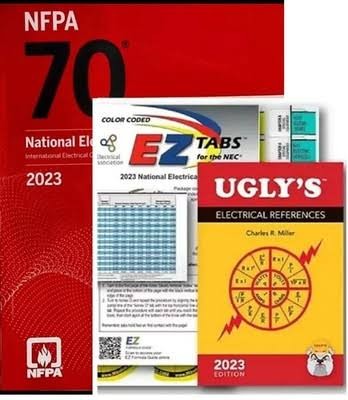 NFPA 70 NEC 2023 Code Book PB + Ugly Electrical Spiral + EZ Tab USA STOCK