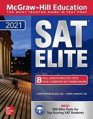 McGraw-Hill Education SAT Elite 2021 Paperback Mark, Black, Chris