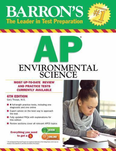 Barron’s AP Environmental Science – 1438005520, Thorpe MS, paperback