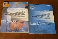 Microsoft Offical Academic Course Textbook & Lab Manual 70-290 Windows Server 03