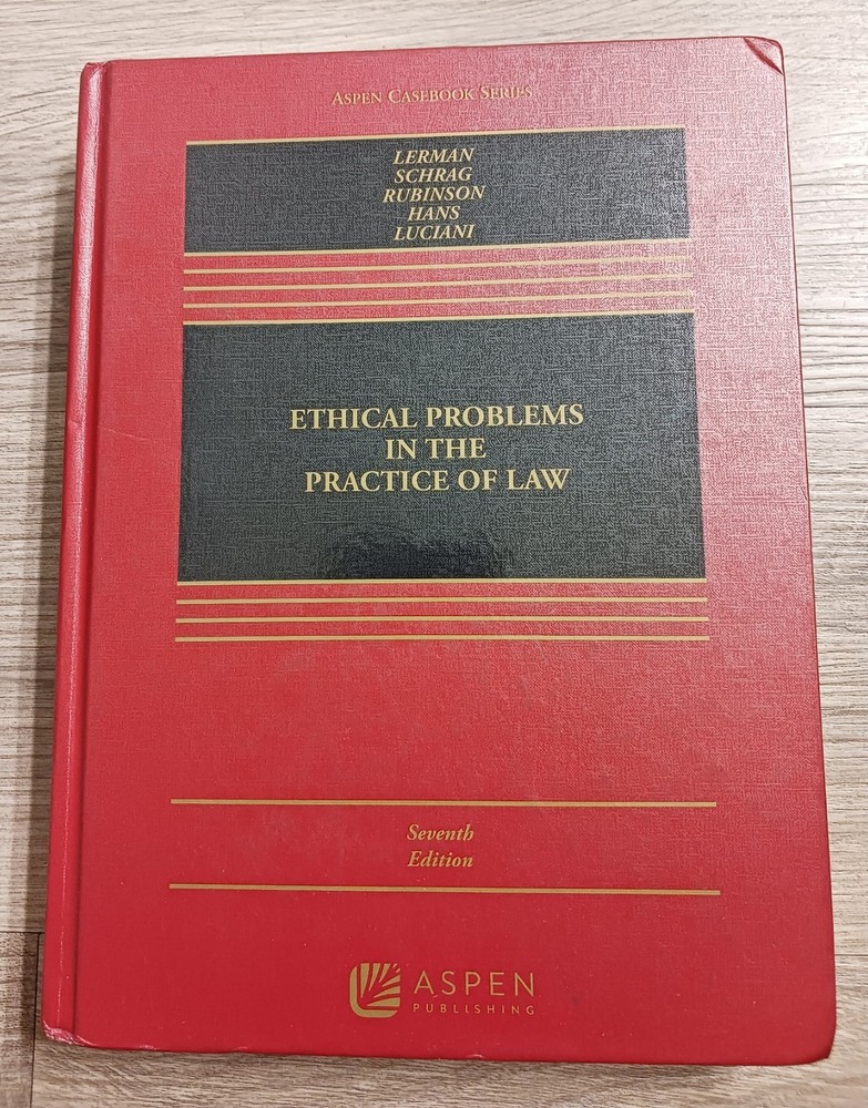 Ethical Problems in the Practice of Law, 7th Edition 2025 with eBook access code
