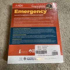NEW AAOS Emergency Care And Transportation Of The Sick And Injured, 12th Edition