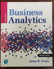 Business Analytics, 3rd edition
