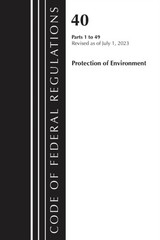 CODE OF FEDERAL REGULATIONS TITLE 40 P by OFFICE OF THE FEDERA Paperback