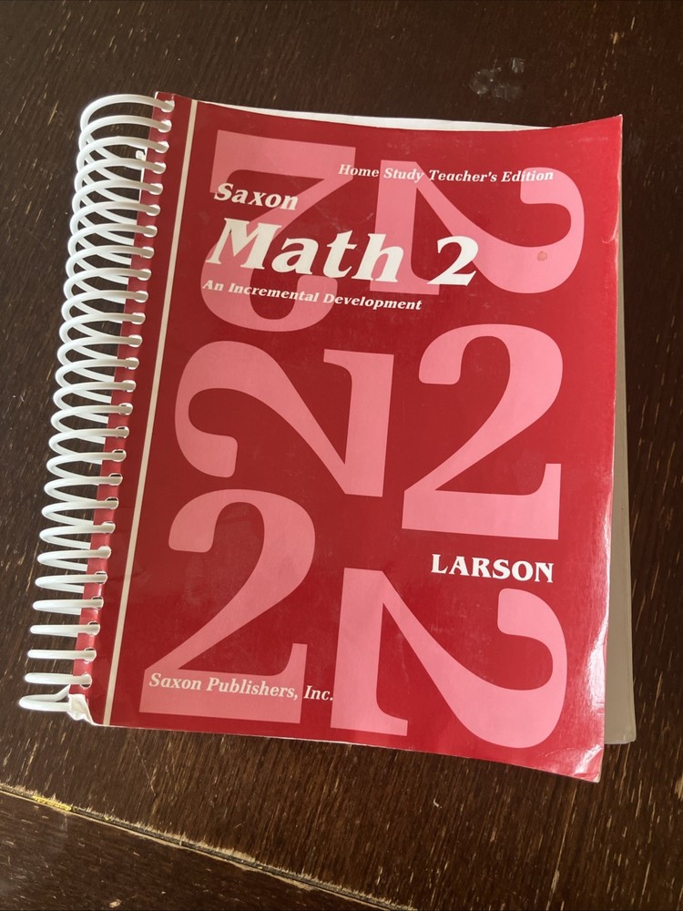 Saxon Math 2 Home Study Teacher’s Edition -, Homeschool Math