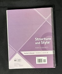 IEW Teaching Writing: Structure and Style for Students Year 1 Level C Set