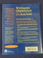 Williams Obstetrics 21st Edition – Study Guide by Susan Cox , Werner Etc
