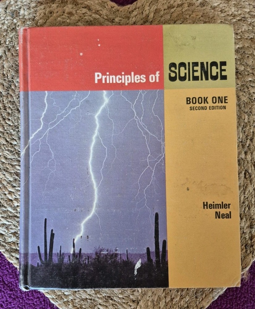 Vintage 1971 Principles Of Science Book One RARE Merrill Textbook Very Good!