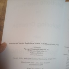 Apologia Solutions & Tests Exploring Creation w/ Physical Science HOMESCHOOL