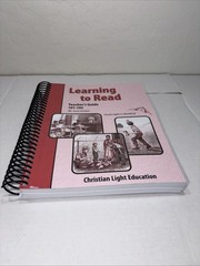 Christian Light Education Teacher’s Guide 101-105 &106-110 Learning To Read 2019