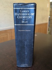 Lange’s Handbook of Chemistry Hardcover Eleventh Edition By N.A. Lange Free Ship