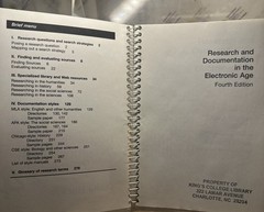 Research and Documentation in the Electronic Age 4 by Diana Hacker (2005, PB)