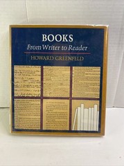 Books : From Writer to Reader – Howard Greenfeld (Dust Jacket, Hardcover, 1976)