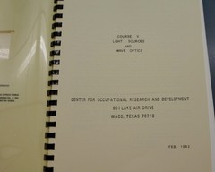 Laser Electro Optics Technology Curriculum Series Course Manuals Set of 10 1980
