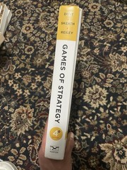 Games of Strategy by Susan S., David H. Reiley and Avinash Dixit (Hardcover)