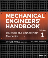 Mechanical Engineers’ Handbook, Volume 1: Materials and Engineer
