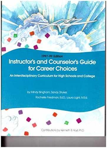 Instructor’s and Counselor’s Guide for – Paperback, by Mindy Bingham – Very Good