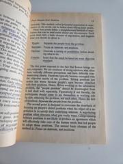 Getting to Yes : Negotiating Agreement Without Giving In by Roger Fisher and…