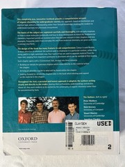 Organic Chemistry Clayden Greeves Warren Wothers Oxford Univ Press Paperback