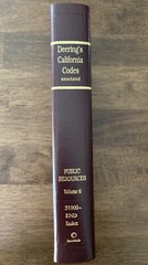 Deering’s California Codes Annotated Public Resources Lexis Nexis HB Law Book