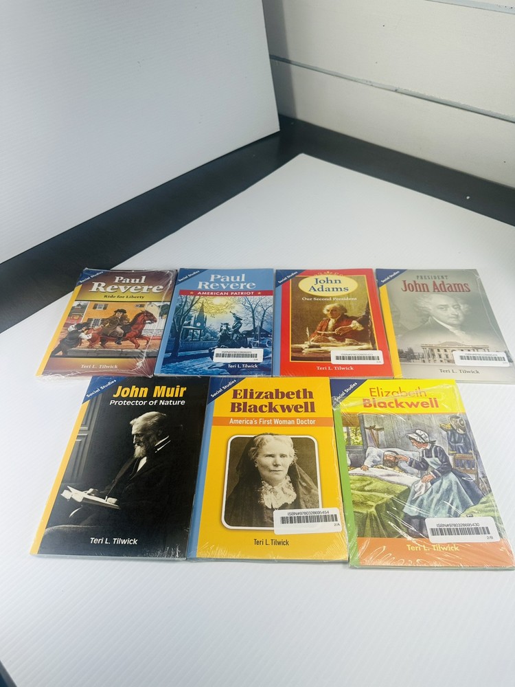 📚 Pearson Readers – 7 Packs (6 Books Each) | Biographies & History | NEW