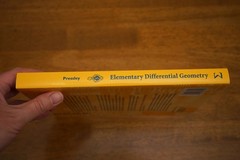 MATHS – Springer – Elementary Differential Geometry – Like New, light shelf-wear