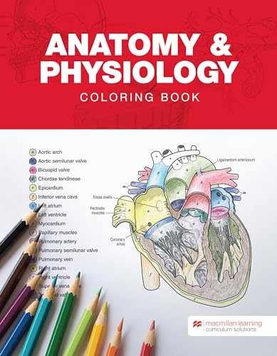 Anatomy & Physiology Coloring Book – Spiral-bound, by Hayden-McNeil – Very Good