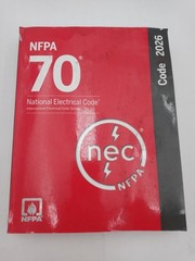 NFPA 70 National Electrical Code NEC 2026 9781455932207 See descrip.