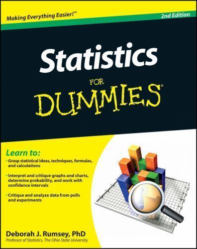 Statistics For Dummies by Rumsey, Deborah J.