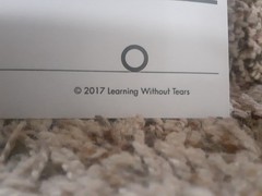 Paper Capital Letter Cards, Learning Without Tears, Brand New, NOT LAMINATED