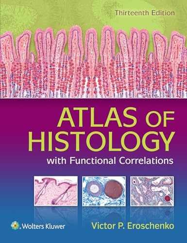 Atlas of Histology with – Paperback, by Eroschenko PhD Victor – Acceptable k