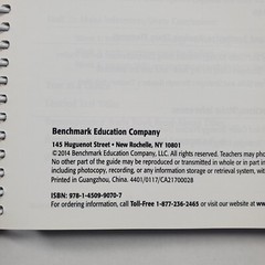 Benchmark Literacy Grade 2 Teacher’s Resource System Vol 1-2 Common Core Edition