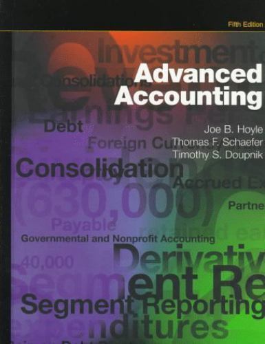 Advanced Accounting by Joe Ben Hoyle