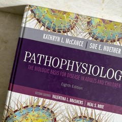 Pathophysiology Eighth Edition Hardcover by McCance Huether Elsevier Used Good