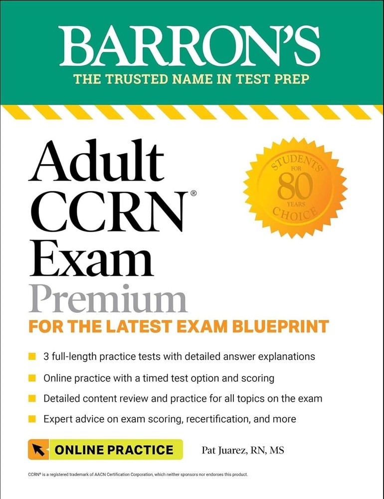 Adult CCRN Exam Premium: Study Guide for the Latest….