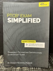 PTCB Exam Simplified Pharmacy Technician Certification Exam Guide 2019 A2
