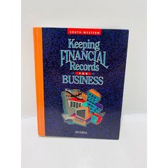 Keeping Financial Records 8th Ed. Comprehensive Guide South-Western Hardcover
