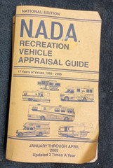 N.A.D.A. Recreational Vehicle Appraisal Guide 2005 older values from 1989-2005