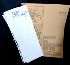 1985 TRAINING for MOBILIZATION and WAR FM 25-5 Dept of Army Field Manua l #290