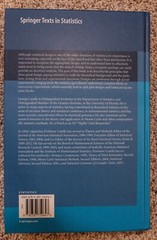 Statistical Design: By George Casella. Hardcover, New