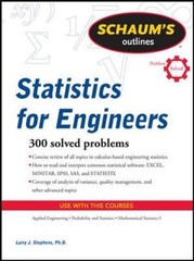 Schaum’s Outline of Statistics for Engineers – paperback, Stephens, 0071736468