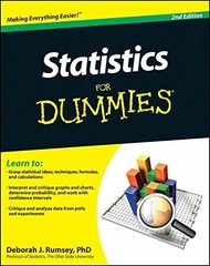 STATISTICS FOR DUMMIES By Deborah J. Rumsey **BRAND NEW**