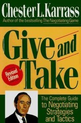 Give and Take: The Complete Gu- hardcover, Chester L Karrass, 9780887306068, new