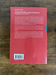 Springer Texts in Education Ser.: Developing Deep Knowledge in Middle School