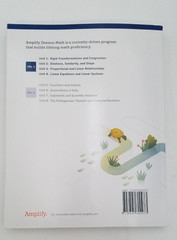 Amplify Desmos Math California Student Ed. Grade 8 Volume 1 -9798895800973