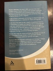 Continuum Icons Ser.: God Still Matters by Herbert McCabe (2005, Uk-Trade Paper)