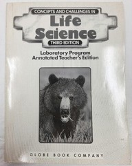 Concepts &Challenges Life Science Laboratory Program Teacher’s Annotated Edition