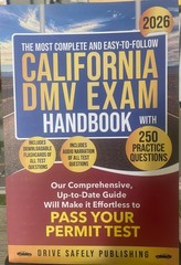 California DMV Exam Handbook 250 Practice Questions + Digital Flashcards + Audio