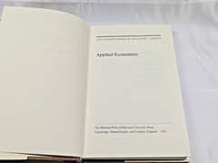 Applied Economics 6 Collected Papers of Kenneth J Arrow 1985 HC Free Shipping
